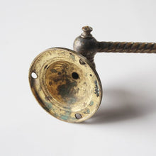 画像をギャラリービューアに読み込む, ANTIQUE BRASS WALL MOUNT SWING ARM LAMP