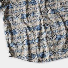 Load image into Gallery viewer, OLD "CROSSINGS" S / S COTTON SHIRT (LARGE)