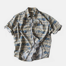 Load image into Gallery viewer, OLD "CROSSINGS" S / S COTTON SHIRT (LARGE)