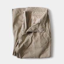 Load image into Gallery viewer, 1950's FRENCH ARMY M-52 CHINO TROUSER (SIZE 25 W35.5 L26)