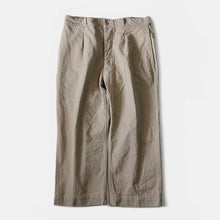 Load image into Gallery viewer, 1950's FRENCH ARMY M-52 CHINO TROUSER (SIZE 25 W35.5 L26)