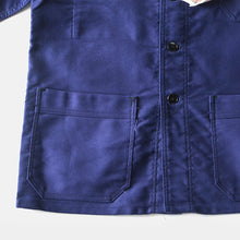 Load image into Gallery viewer, NOS 1950's FRENCH BLUE MOLESKIN JACKET (46 MEDIUM)