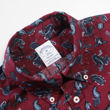 Load image into Gallery viewer, NOS "BROOKS BROTHERS" BD PAYSLEY SHIRT (MEDIUM)