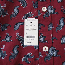 Load image into Gallery viewer, NOS "BROOKS BROTHERS" BD PAYSLEY SHIRT (MEDIUM)