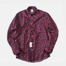 Load image into Gallery viewer, NOS "BROOKS BROTHERS" BD PAYSLEY SHIRT (MEDIUM)