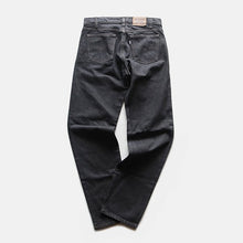 Load image into Gallery viewer, NOS 1980's "LEVI'S" 505 BLACK DENIM PANTS (W34) USMADE