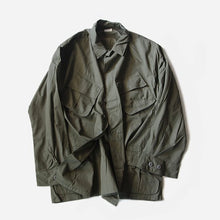Load image into Gallery viewer, NOS 1960's "USARMY" JUNGLE FATIGUE JACKET RIP STOP (X-LARGE REG)