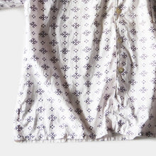 Load image into Gallery viewer, 1960's FRENCH ITALIAN COLLAR COTTON SHIRT (LARGE)