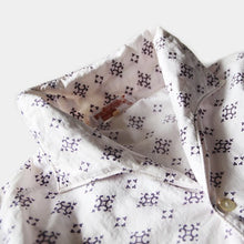 Load image into Gallery viewer, 1960's FRENCH ITALIAN COLLAR COTTON SHIRT (LARGE)