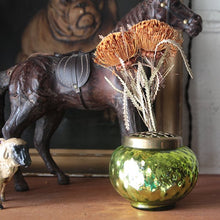 Load image into Gallery viewer, ANTIQUE GREEN MERCURY GLASS