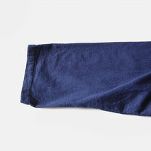 Load image into Gallery viewer, ~ 1980's FRENCH CHINA INDIGO COTTON SHIRT (60 LARGE) MINT CONDITION