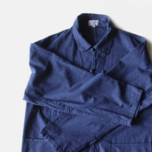 Load image into Gallery viewer, ~ 1980's FRENCH CHINA INDIGO COTTON SHIRT (64 X-LARGE) MINT CONDITION