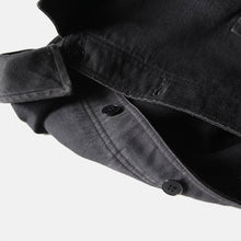 Load image into Gallery viewer, 1950's ~ "LE MONT SAINT MARTIN" BLACK MOLESKIN WORK JACKET (50 LARGE)