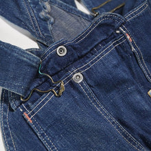 Load image into Gallery viewer, 1950's ~ "BLUE BELL" DENIM OVERALL (W38)