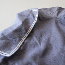 Load image into Gallery viewer, NOS 1960's FRENCH NAVY LINEN PULLOVER (LARGE)