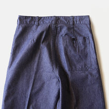 Load image into Gallery viewer, NOS AUTHENTIC FRENCH NAVY DENIM PANTS (W32)