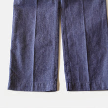Load image into Gallery viewer, NOS AUTHENTIC FRENCH NAVY DENIM PANTS (W32)
