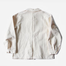 Load image into Gallery viewer, NOS 1950's FRENCH WORK COTTON HBT JACKET (LARGE) WITH V POCKET