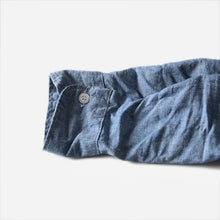 Load image into Gallery viewer, ~ 1960's "DEE CEE" BLUE COTTON CHAMBRAY (16) ONE WASH