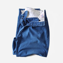 Load image into Gallery viewer, VINTAGE FRENCH CHINA INDIGO COTTON WORK PANTS (W30-W33)