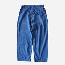 Load image into Gallery viewer, VINTAGE FRENCH CHINA INDIGO COTTON WORK PANTS (W30-W33)