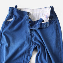 Load image into Gallery viewer, VINTAGE FRENCH CHINA INDIGO COTTON WORK PANTS (W30-W33)