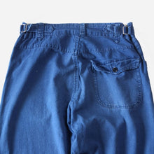 Load image into Gallery viewer, VINTAGE FRENCH CHINA INDIGO COTTON WORK PANTS (W30-W33)