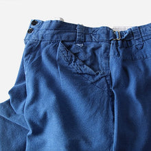 Load image into Gallery viewer, VINTAGE FRENCH CHINA INDIGO COTTON WORK PANTS (W30-W33)
