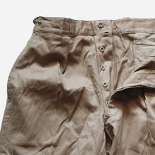 Load image into Gallery viewer, NOS 1950's FRENCH ARMY M-52 CHINO SHORTS (SIZE-5) STOCK 3