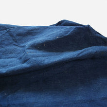 Load image into Gallery viewer, ANTIQUE FRENCH INDIGO LINEN WORK APLON