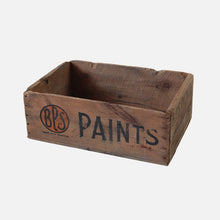 Load image into Gallery viewer, ANTIQUE "BPS" WOOD BOX
