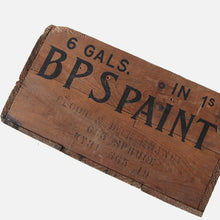 Load image into Gallery viewer, ANTIQUE "BPS" WOOD BOX