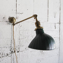 画像をギャラリービューアに読み込む, C.EARLY 1900's FARIES SWING ARM LAMP WITH MERCURY GLASS SHADE