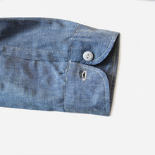 Load image into Gallery viewer, NOS 1950's "BIG YANK" BLUE COTTON CHAMBRAY SHIRT (15 HALF)