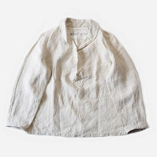 Load image into Gallery viewer, 1940's FRENCH NAVY LINEN PULLOVER (LARGE) MINT CONDITION