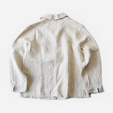 Load image into Gallery viewer, 1940's FRENCH NAVY LINEN PULLOVER (LARGE) MINT CONDITION