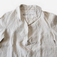 Load image into Gallery viewer, 1940's FRENCH NAVY LINEN PULLOVER (LARGE) MINT CONDITION