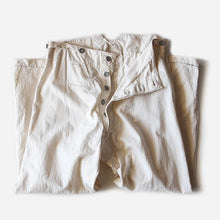 Load image into Gallery viewer, WW1 GERMAN ARMY COTTON TROUSER WITH METAL BUTTON (W33)