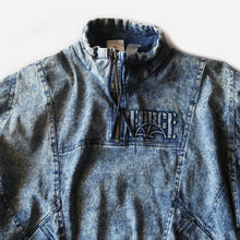 Load image into Gallery viewer, NOS 1990's "NIKE" DENIM ZIP UP PULLOVER (UNISEX)