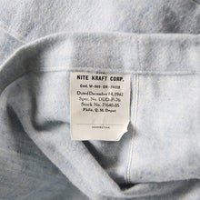 Load image into Gallery viewer, NOS 1940's US MILITARY FLANNEL BIG PAJAMA (LARGE)