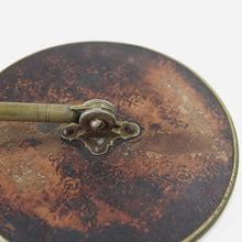 Load image into Gallery viewer, ANTIQUE BRASS STAND MIRROR