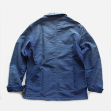 Load image into Gallery viewer, 1960's "LE MONT SAINT MICHEL" BLUE MOLESKIN JACKET (MEDIUM)