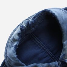 Load image into Gallery viewer, 1960's "LE MONT SAINT MICHEL" BLUE MOLESKIN JACKET (MEDIUM)