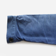 Load image into Gallery viewer, 1960's "LE MONT SAINT MICHEL" BLUE MOLESKIN JACKET (MEDIUM)