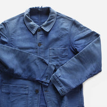 Load image into Gallery viewer, 1960's "LE MONT SAINT MICHEL" BLUE MOLESKIN JACKET (MEDIUM)