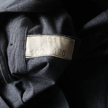 画像をギャラリービューアに読み込む, N.O.S 1950's FRENCH BLACK COVERT WORK COAT (LARGE)