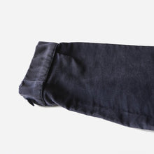 Load image into Gallery viewer, 1960's "LE MONT SAINT MICHEL" BLACK MOLESKIN WORK JACKET (LARGE)
