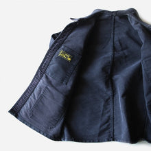 Load image into Gallery viewer, 1960's "LE MONT SAINT MICHEL" BLACK MOLESKIN WORK JACKET (LARGE)