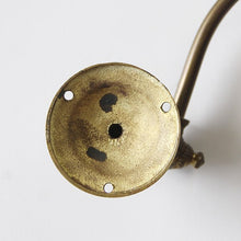 画像をギャラリービューアに読み込む, ANTIQUE ADJUSTABLE BRASS WALL MOUNT LAMP