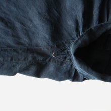 Load image into Gallery viewer, ANTIQUE FRENCH INDIGO LINEN BIAUDE (UNISEX)